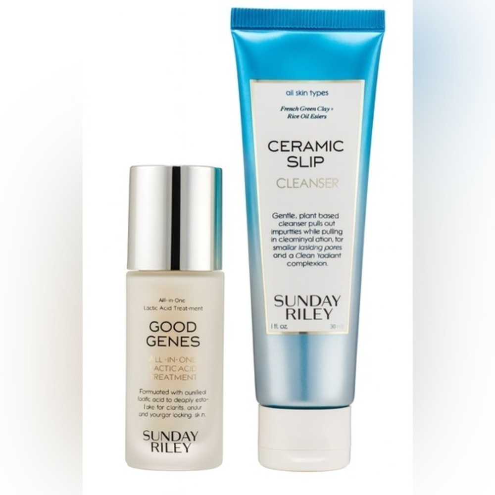 ✨ Sunday Riley Power Duo – Good Genes + Ceramic Slip ✨